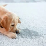 perro ha orinado dentro de casa