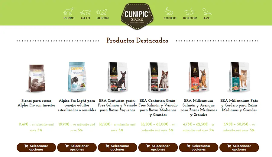 tienda de cunipic tienda de cunipic